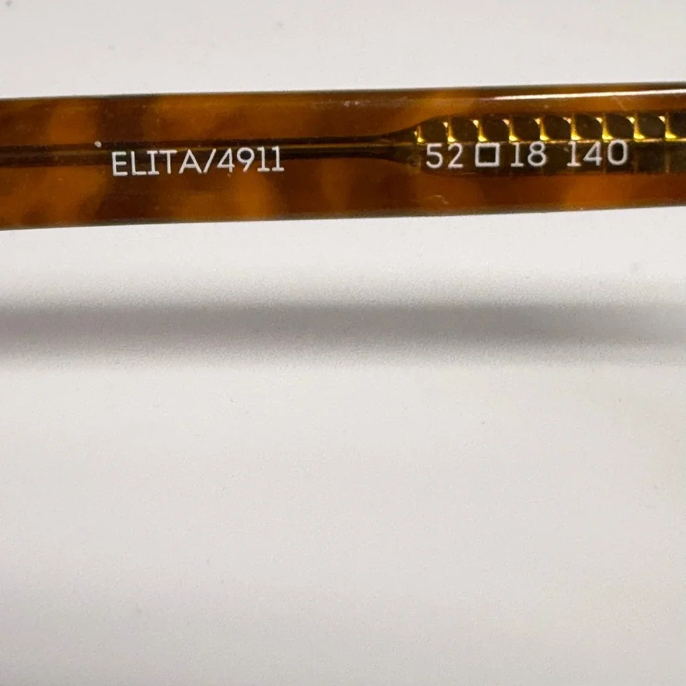 Rue Du Four Elita 4911 Eyeglasses Clear Tortoise Shell Cat Eye 52-18-140‎ Frames